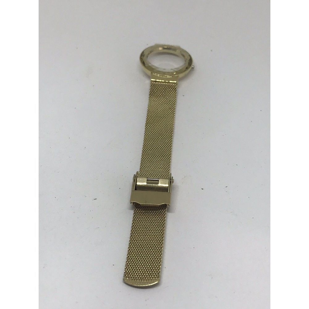 Skagen Watch Mesh Half Band Bracelet Crystal Men’s Woman’s Parts Used 12mm Z530